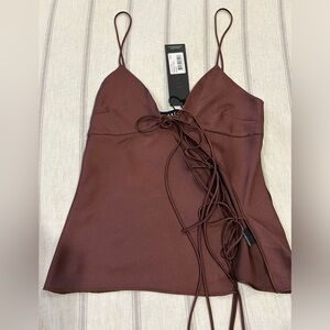 Lioness Mariah Cami- Garnet size S
